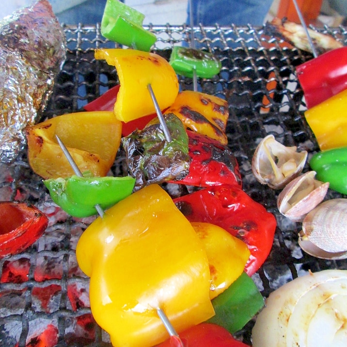 bbqの パプリカの串焼き レシピ 作り方 By カゲジジ 楽天レシピ bbqの パプリカの串焼き レシピ 作り方 By カゲジジ 楽天レシピ